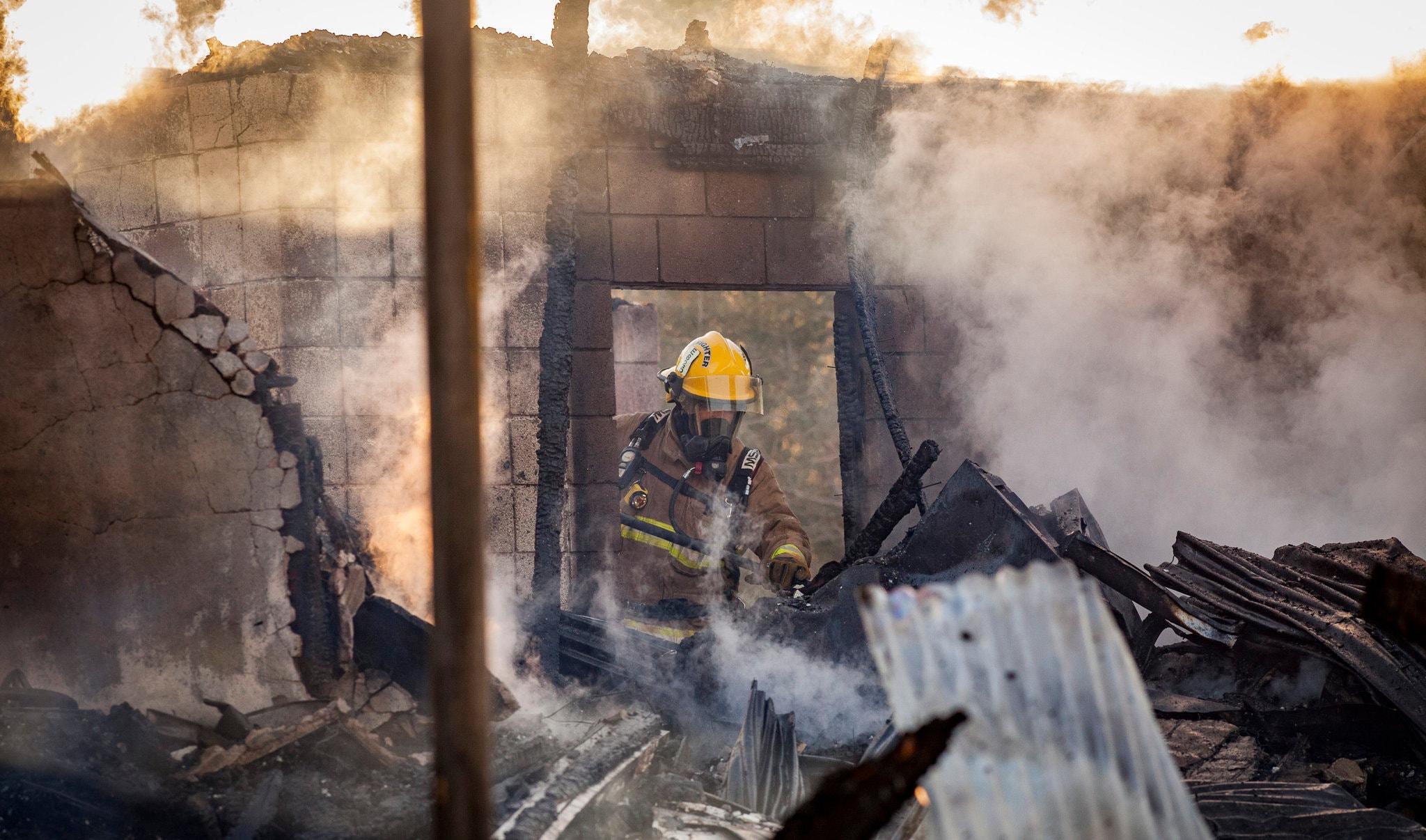 A firefighter with Rural/Metro, which operates private fire departments. The company, until recently backed by private equity investors, often bills homeowners thousands of dollars for putting out fires.